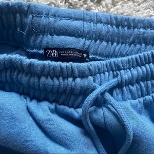 ZARA small blue jogger sweatpants.